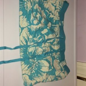 mossimo blue and white skirt